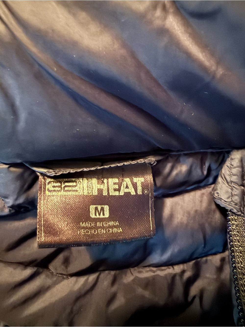 Women's 32 Degrees Quilted Jacket - Black - Picture 3 of 3